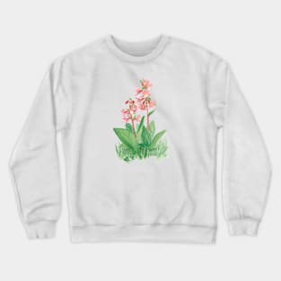 April 15th birthday flower Crewneck Sweatshirt